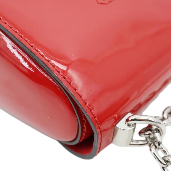 Louis Vuitton  Twist PM Infrarouge Vernis Chain Shoulder Bag Red - Picture 6 of 14